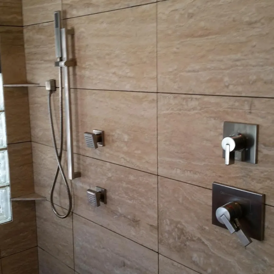 Shower fixture installation for Water Heater Replacement in Gypsum